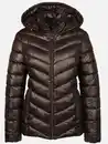 Bild 1 von Damen Steppjacke mit abnehmbarer Kapuze Braun