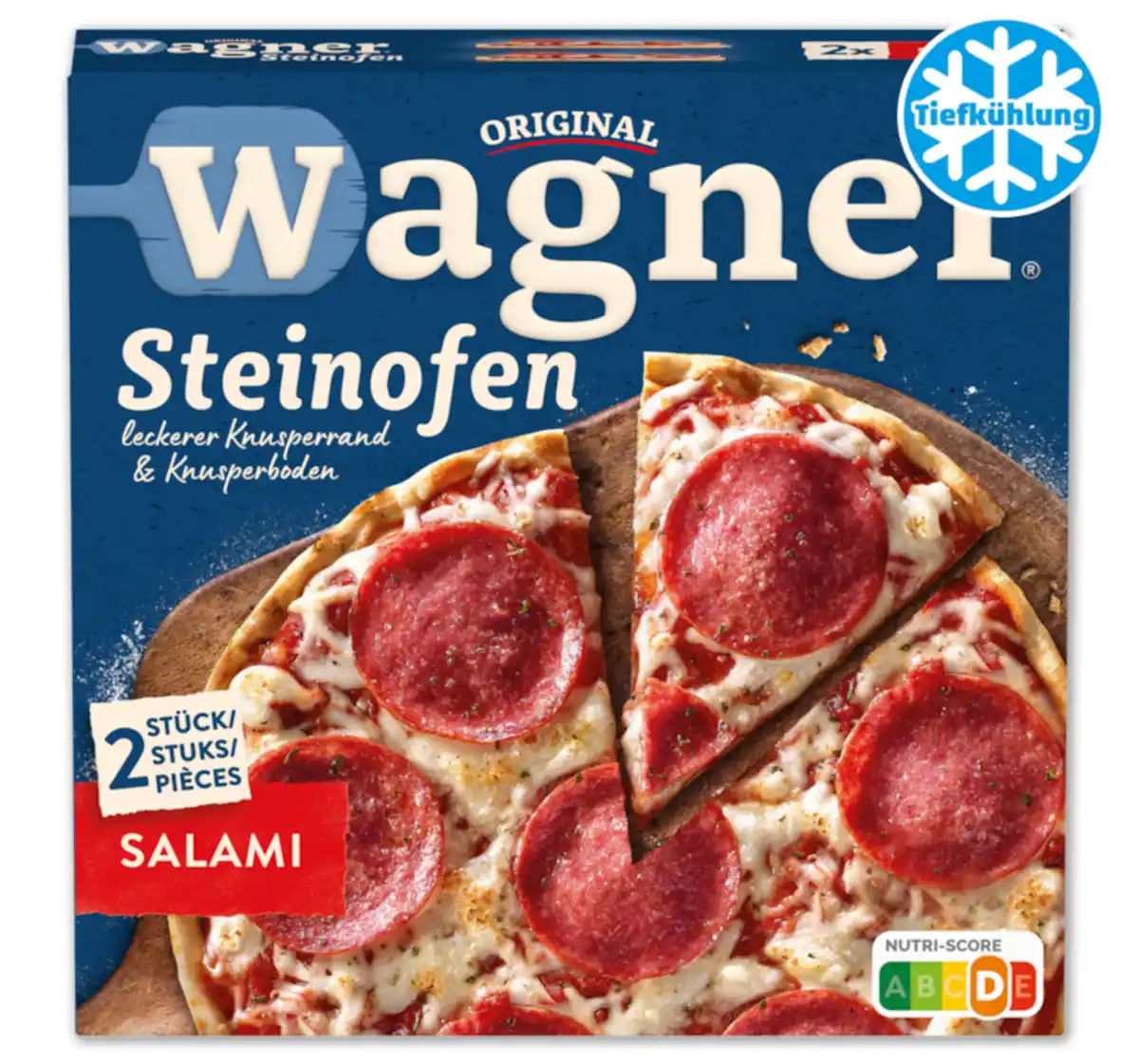 Bild 1 von ORIGINAL WAGNER Steinofenpizza Salami*