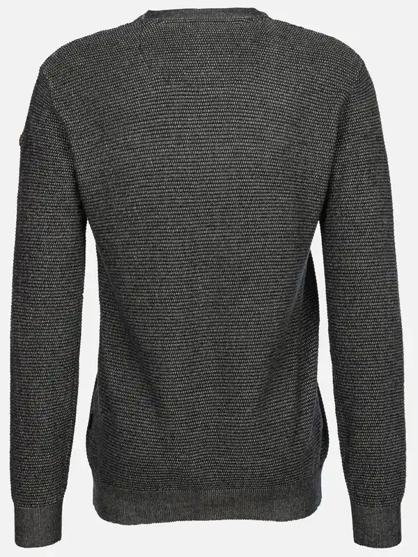 Bild 2 von Herren Pullover in Waffelstruktur Blau