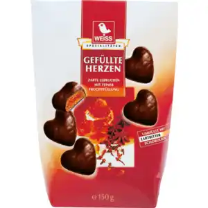 Lebkuchenherzen Zartbitter