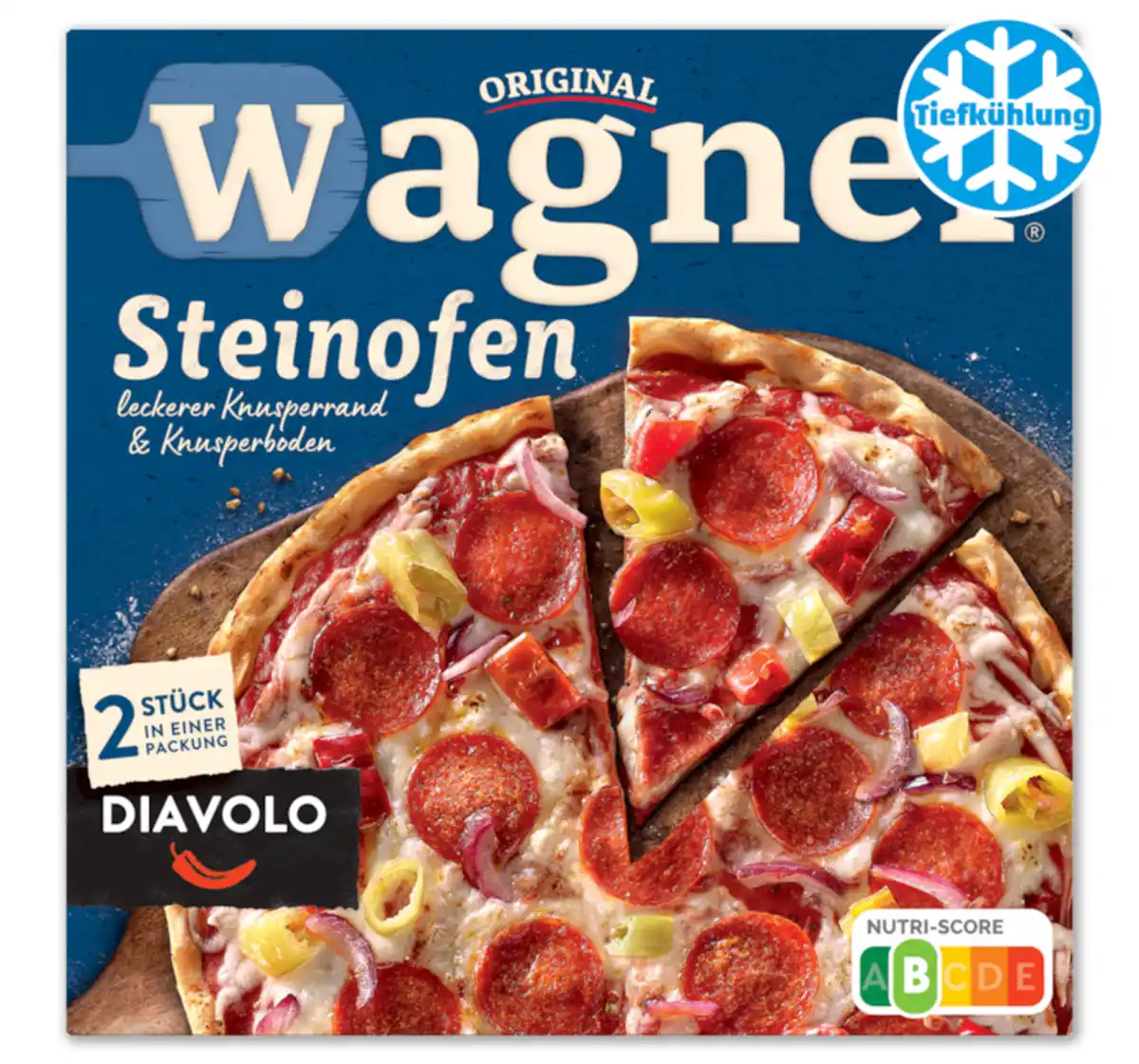 Bild 1 von ORIGINAL WAGNER Steinofenpizza Diavolo*