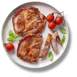 K-PURLAND WERTSCHÄTZE Schweinenacken/-kamm ohne Knochen, 2 St. = 300-g-Packg.