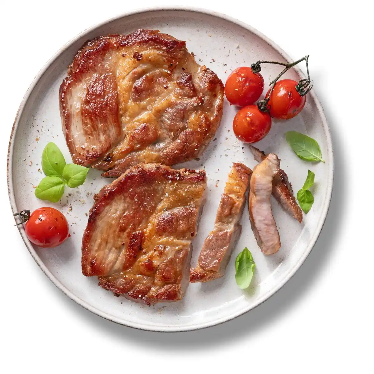 Bild 1 von K-PURLAND WERTSCHÄTZE Schweinenacken/-kamm ohne Knochen, 2 St. = 300-g-Packg.