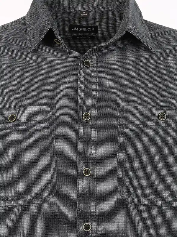 Bild 3 von Herren Chenillehemd Blau
