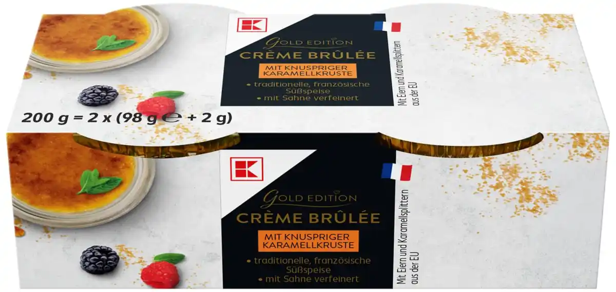 Bild 1 von K-GOLD EDITION Crème Brûlée, 2 St. = 200-g-Packg.