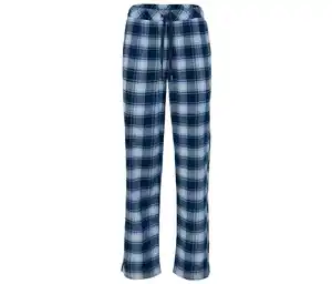 Flanell-Relaxhose, blau