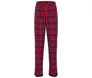Flanell-Relaxhose, rot