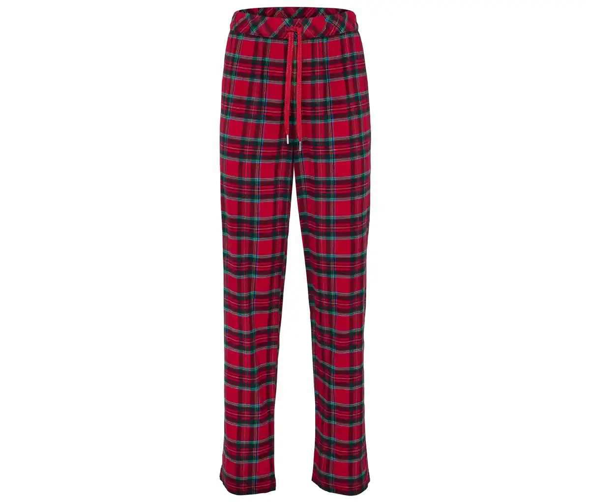 Bild 1 von Flanell-Relaxhose, rot
