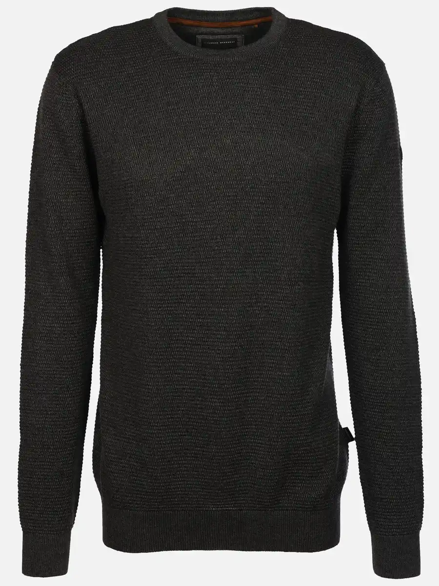 Bild 1 von Herren Pullover in Waffelstruktur Grau
