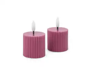2 LED-Kerzen mit Duft
