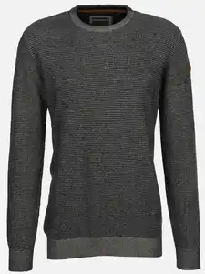 Herren Pullover in Waffelstruktur Blau