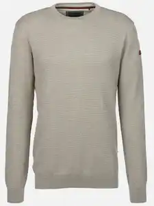 Herren Pullover in Waffelstruktur Beige