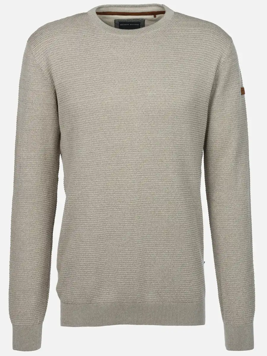Bild 1 von Herren Pullover in Waffelstruktur Beige