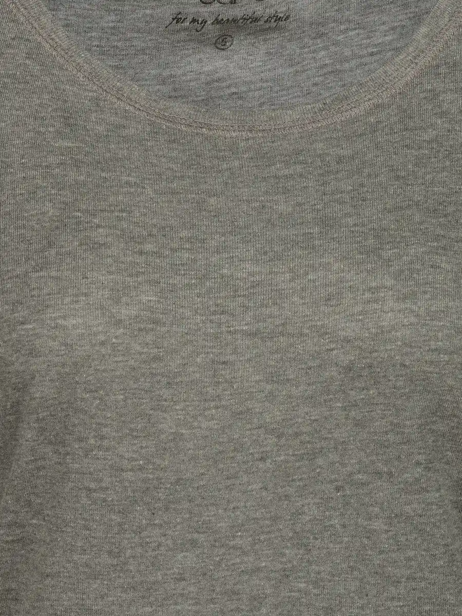 Bild 3 von Damen Basic Rippshirt Grau