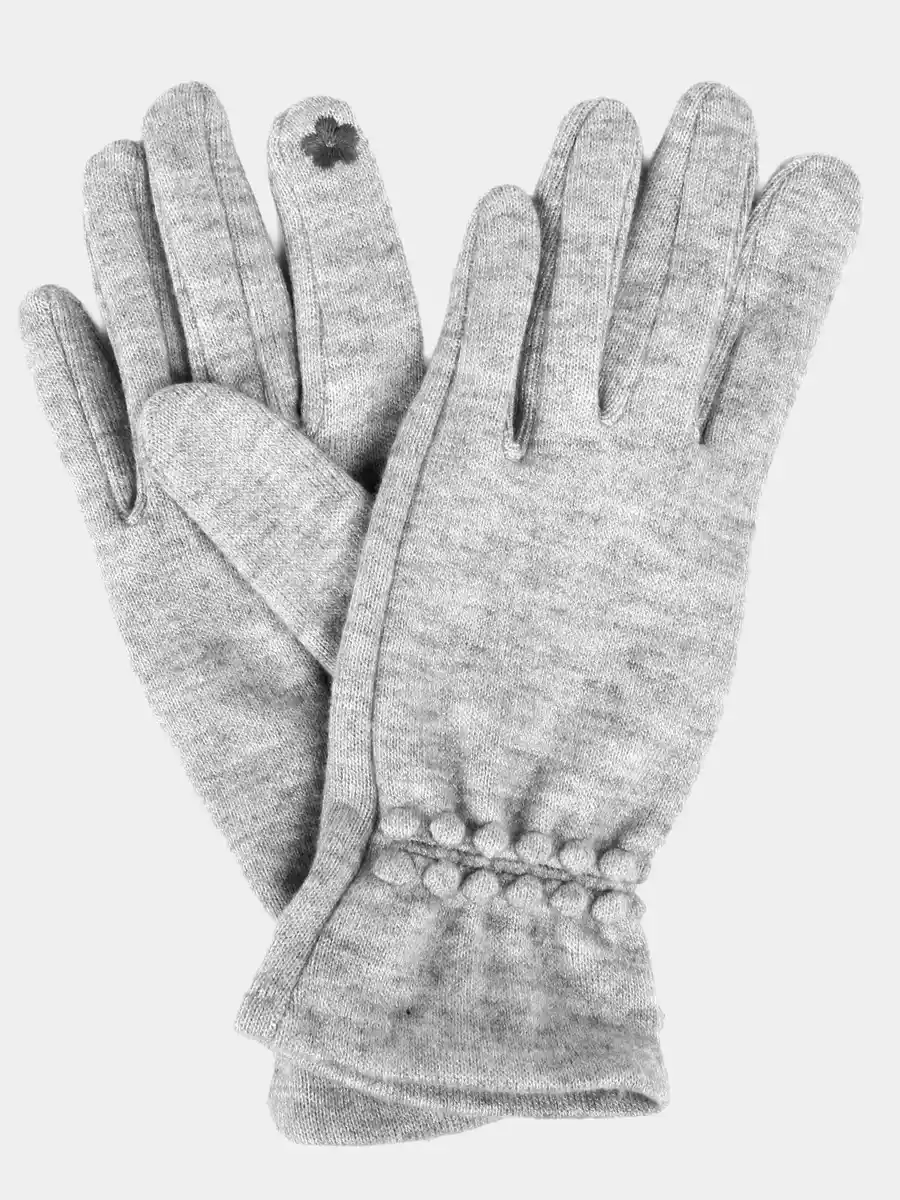 Bild 1 von Damen Strick-Handschuhe Grau