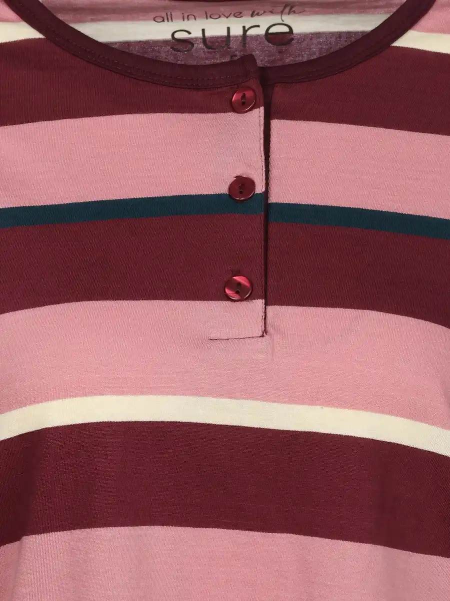 Bild 3 von Damen Schlafanzug mit Streifen Rot