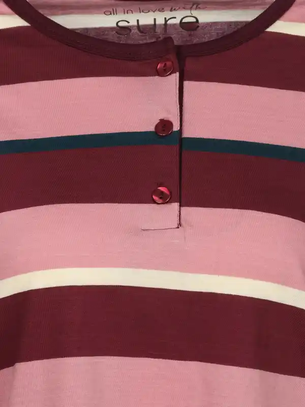 Bild 3 von Damen Schlafanzug mit Streifen Rot