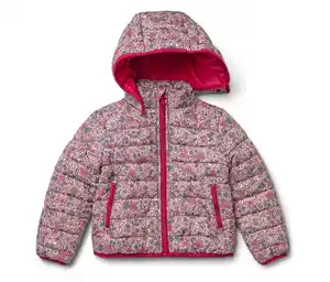 Kinder-Steppjacke, geblümt