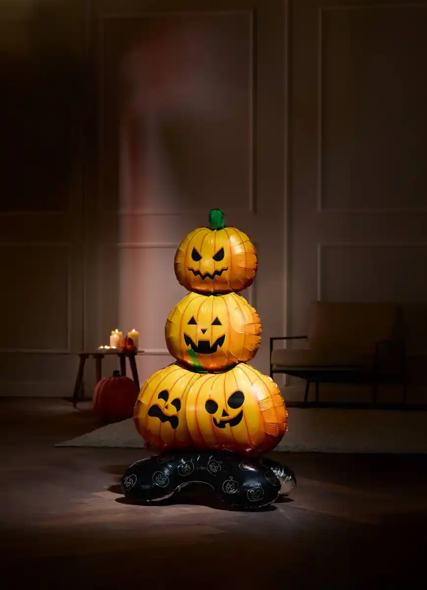 Bild 2 von Halloween-Folienballon »Kürbis«