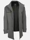 Bild 2 von Herren Wollmantel im 2in1 Look Grau