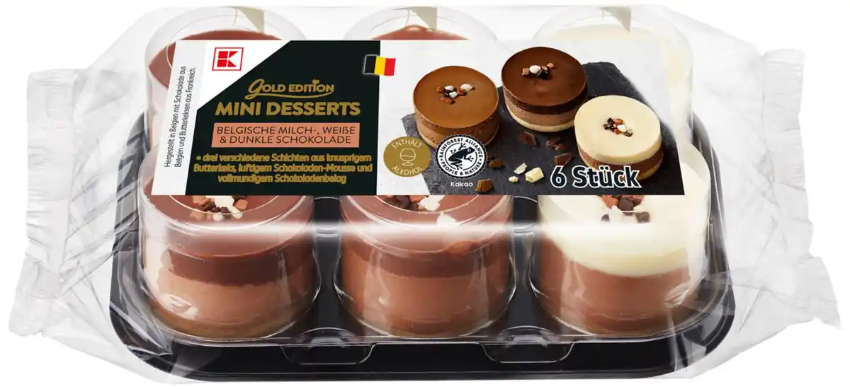 Bild 1 von K-GOLD EDITION Mini-Desserts, 6 St. = 180-g-Packg.