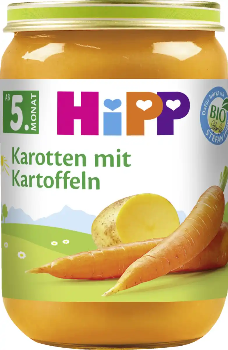 Bild 1 von HiPP Bio Karotten mit Kartoffeln ab 5. Monat