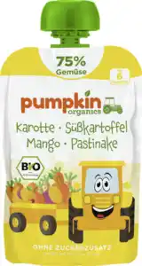 Pumpkin Organics Bio Quetschie mit Karotte, Süßkartoffel, Mango & Pastinake