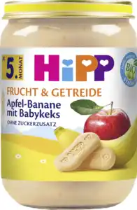 HiPP Bio Frucht & Getreide Apfel-Banane mit Babykeks