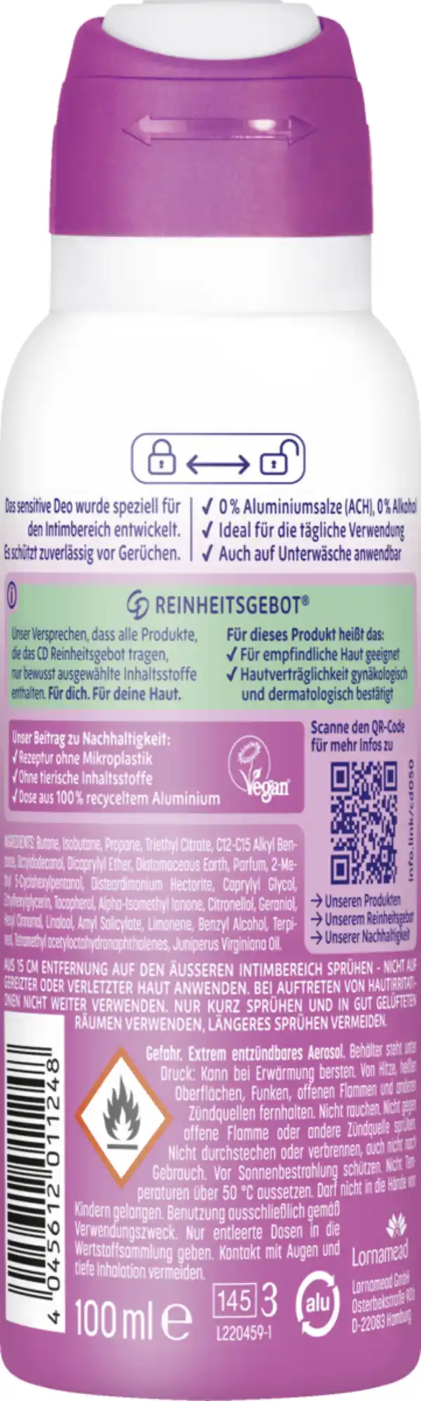 Bild 2 von CD Sensitiv Intim Deo