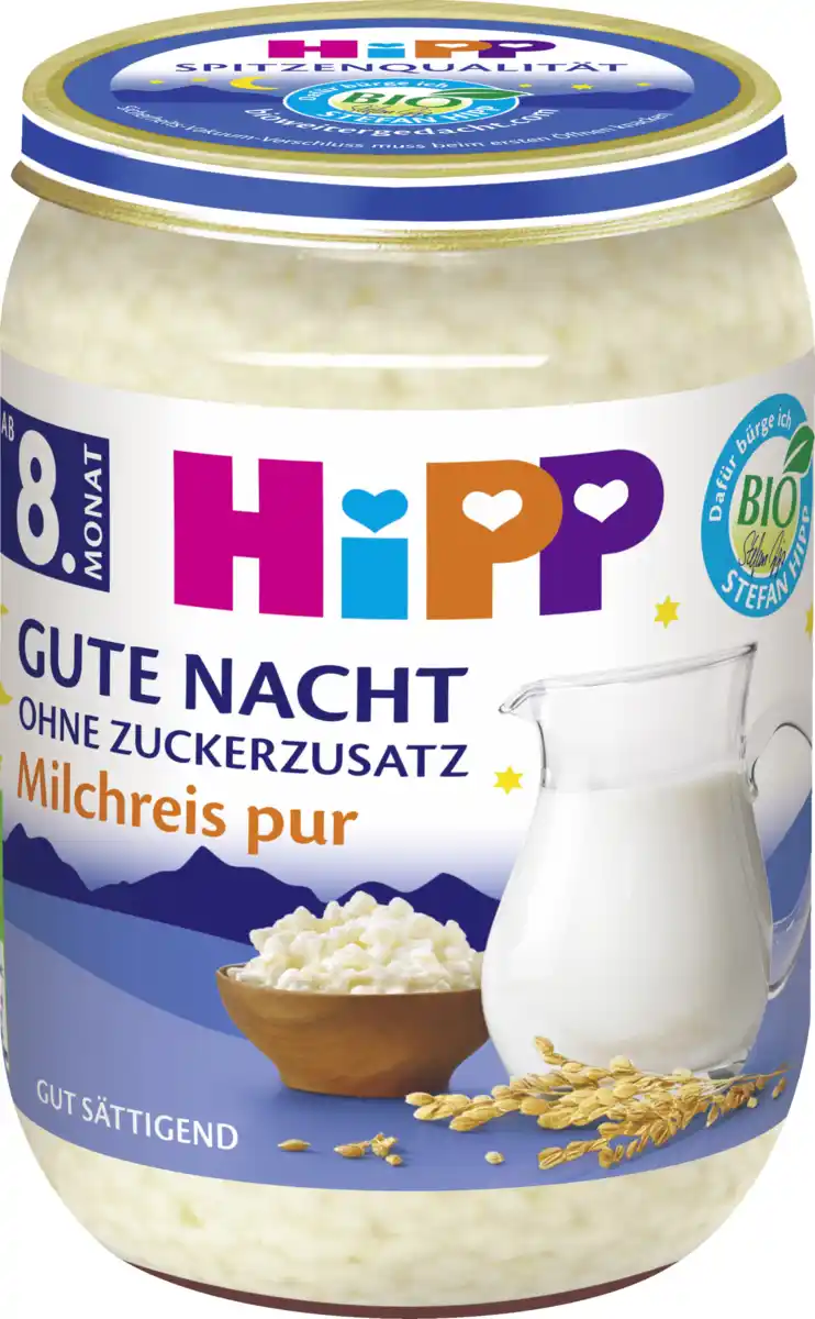 Bild 2 von HiPP Bio Gute Nacht Milchreis pur