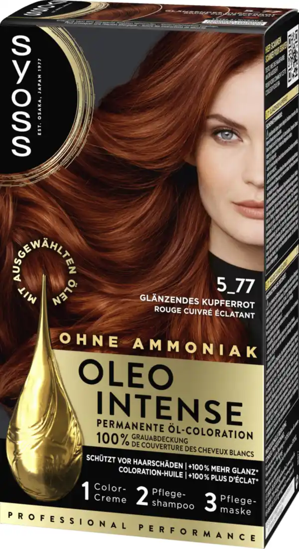 Bild 2 von Syoss Oleo Intense Öl-Coloration 5_77 Glänzendes Kupferrot