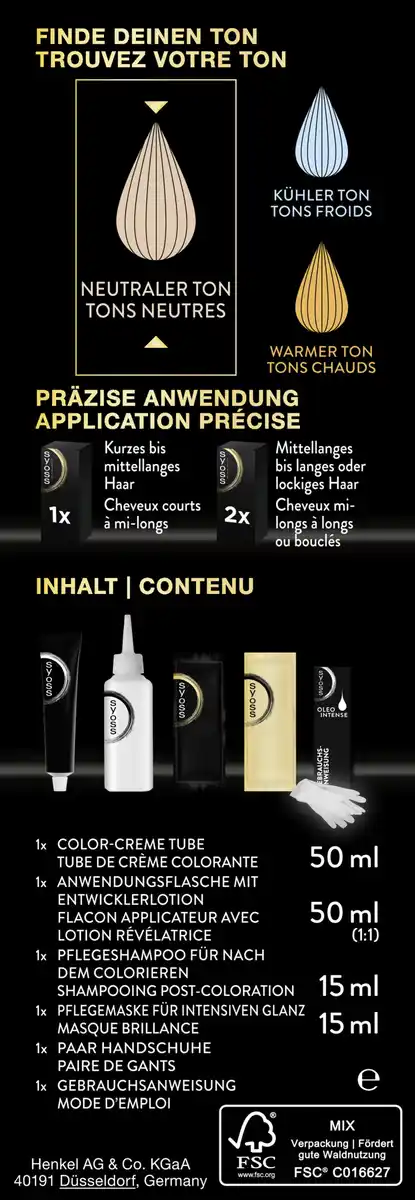Bild 3 von Syoss Oleo Intense Öl-Coloration 1_10 Intensives Schwarz