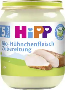 HiPP Bio-Hühnchenfleisch Zubereitung