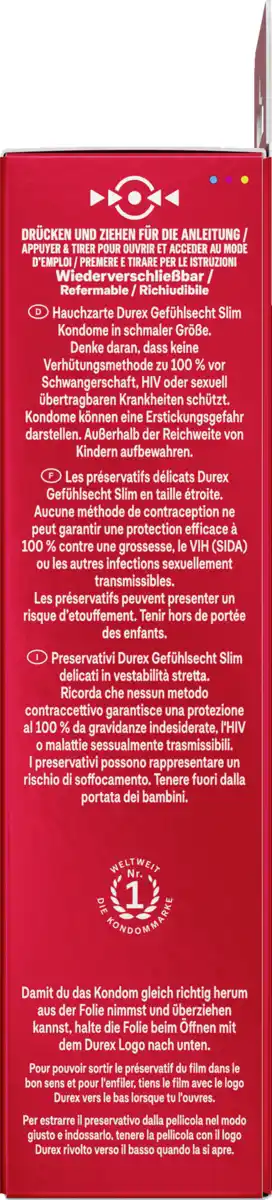 Bild 3 von Durex Gefühlsecht Slim Fit Kondome