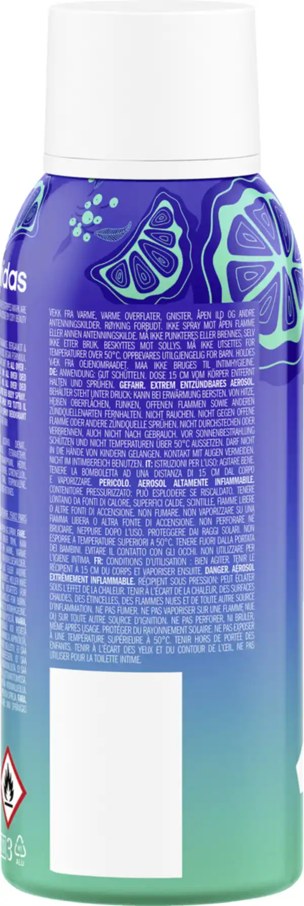 Bild 2 von adidas Vibes Energy Drive All Over Deo Bodyspray
