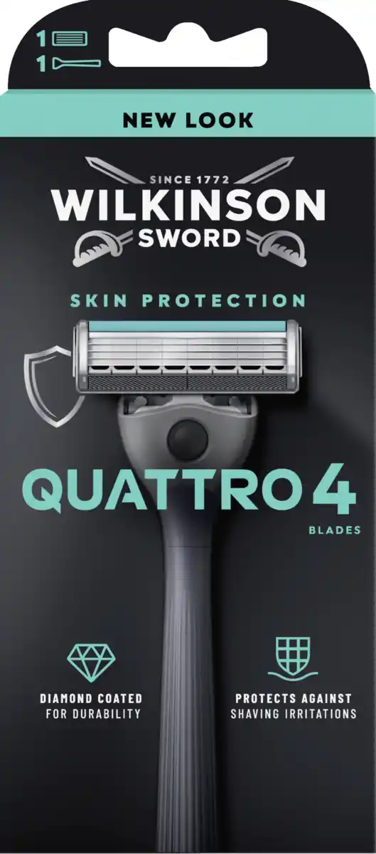 Bild 1 von Wilkinson Sword Quattro 4 Skin Protection Rasierer