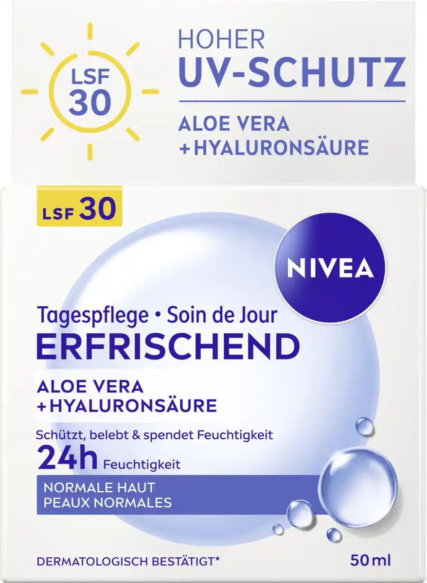 Bild 1 von NIVEA Tagespflege erfrischend LSF30