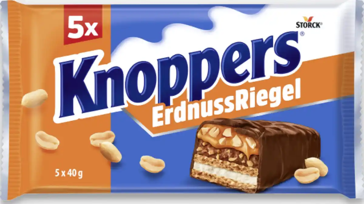 Bild 1 von Storck Knoppers ErdnussRiegel