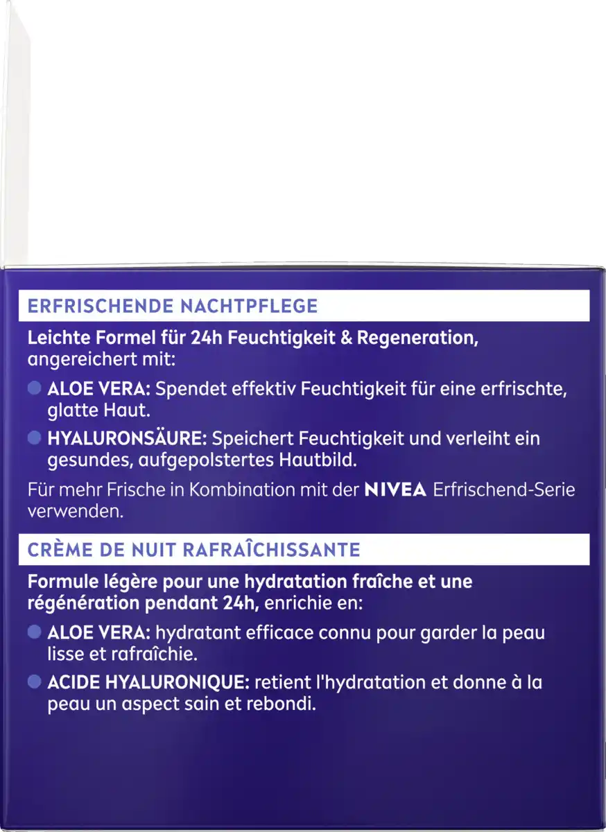 Bild 4 von NIVEA Nachtpflege erfrischend Aloe Vera + Hyaluronsäure