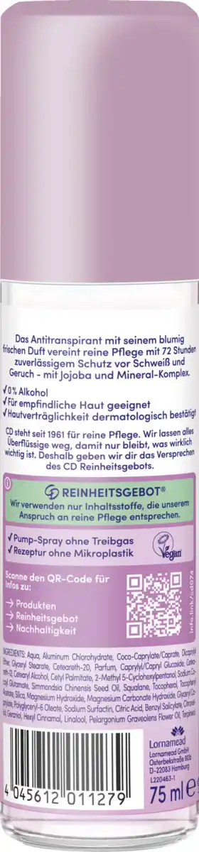 Bild 2 von CD Pure & Protect Zerstäuber Fresh Blossom