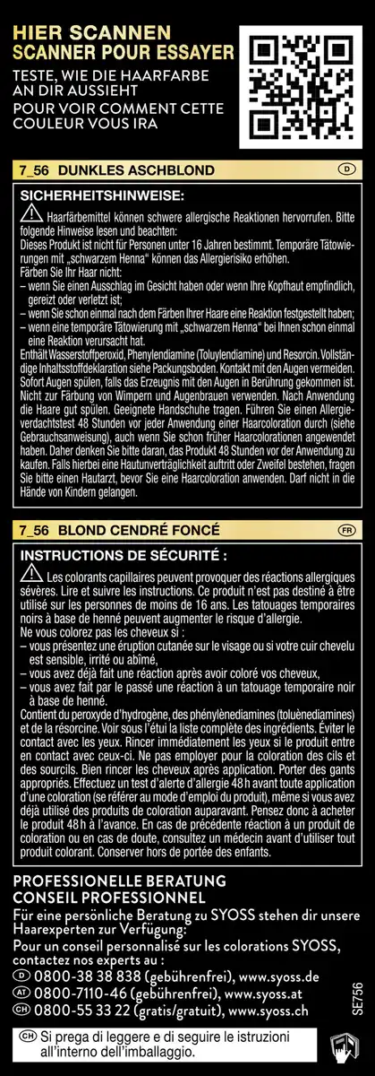 Bild 3 von Syoss Oleo Intense Öl-Coloration 7_56 Dunkles Aschblond