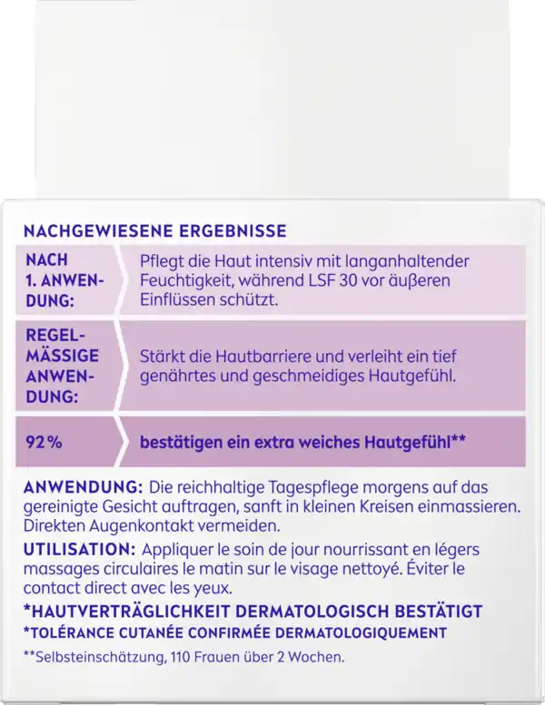 Bild 2 von NIVEA Tagespflege Reichhaltig LSF30