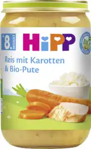 HiPP Bio Menü Reis mit Karotten & Bio-Pute