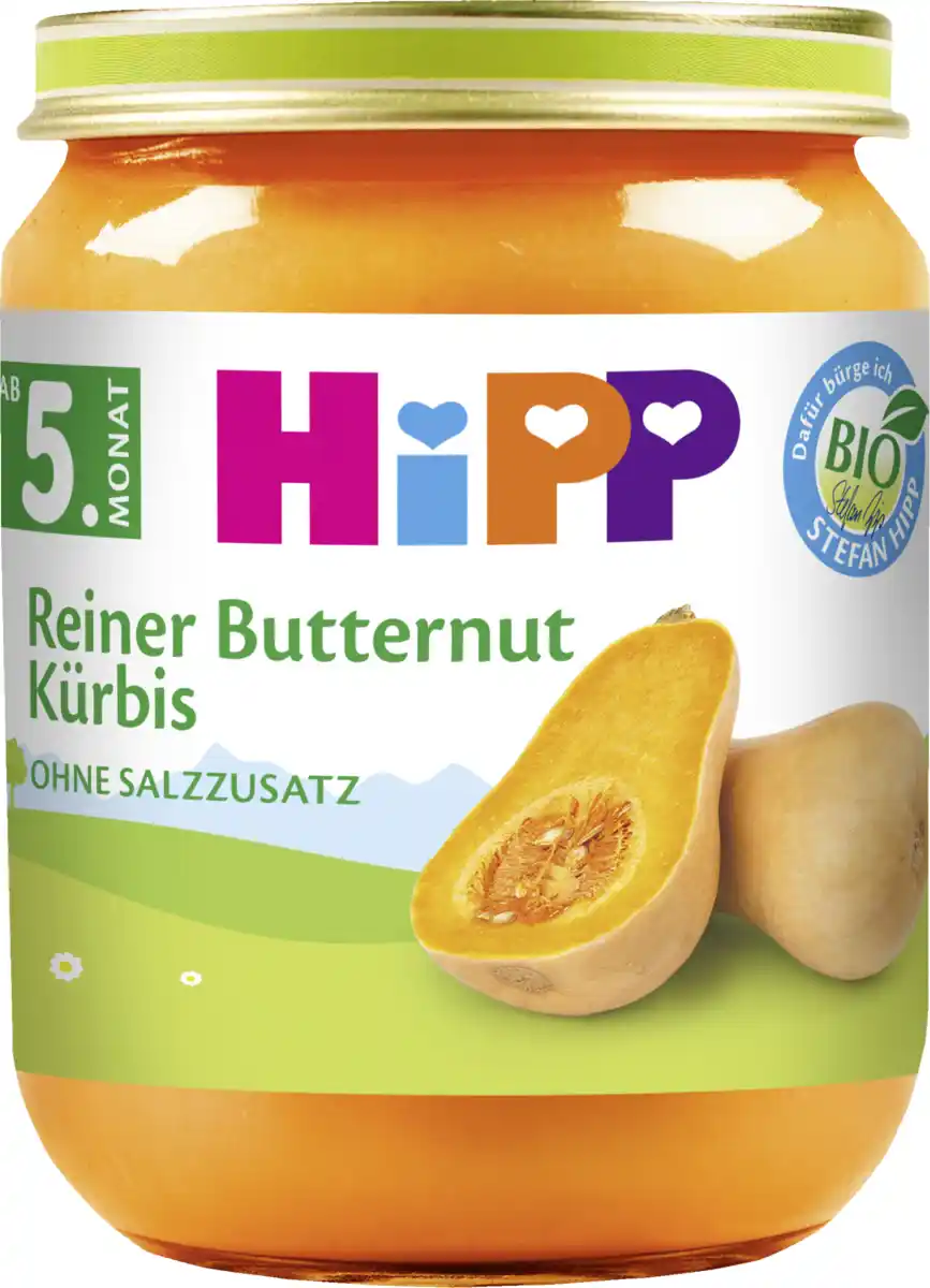 Bild 1 von HiPP Bio Reiner Butternut Kürbis