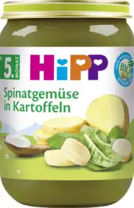 HiPP Bio Spinatgemüse in Kartoffeln ab 5. Monat