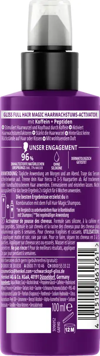 Bild 2 von Gliss Haarwachstumsactivator