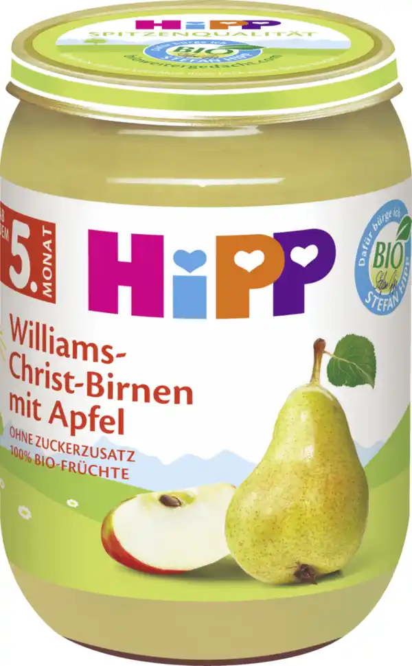 Bild 2 von HiPP Bio Williams-Christ-Birnen mit Apfel ab dem 5. Monat