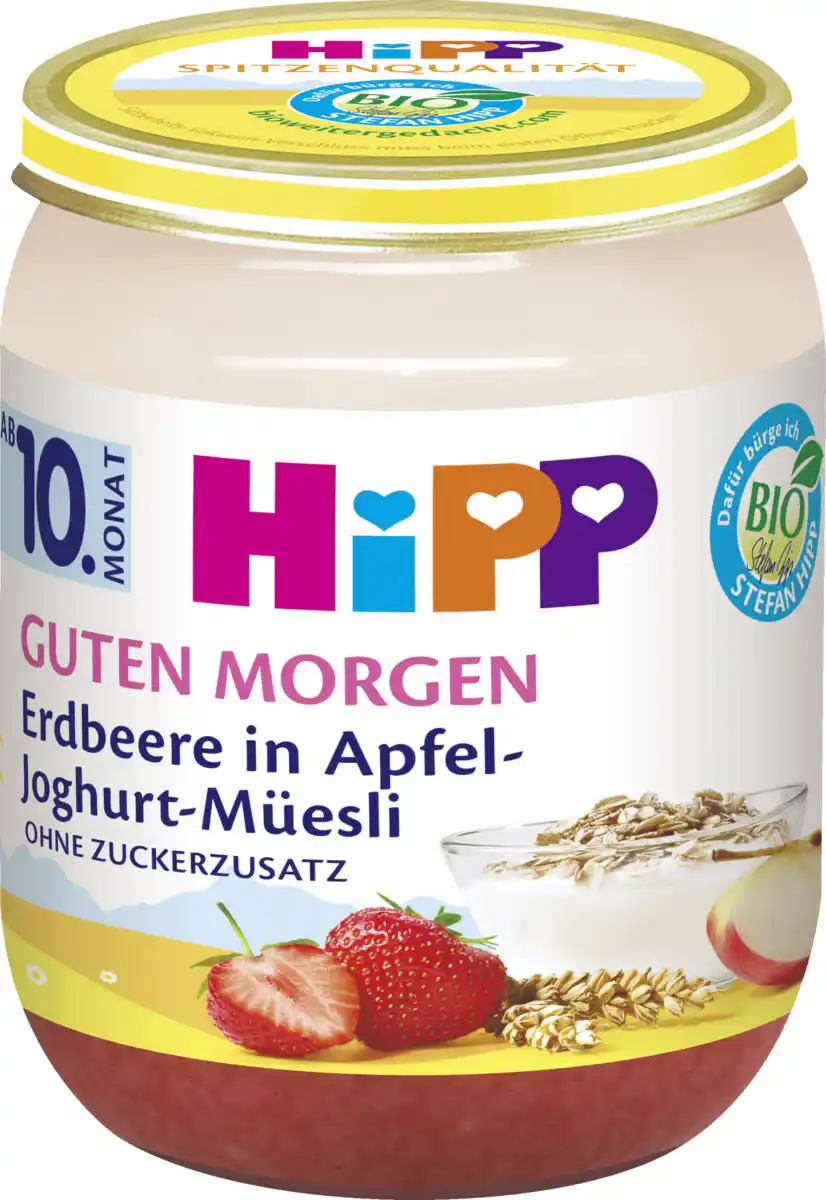 Bild 2 von HiPP Bio Guten Morgen Erdbeere in Apfel-Joghurt-Müesli