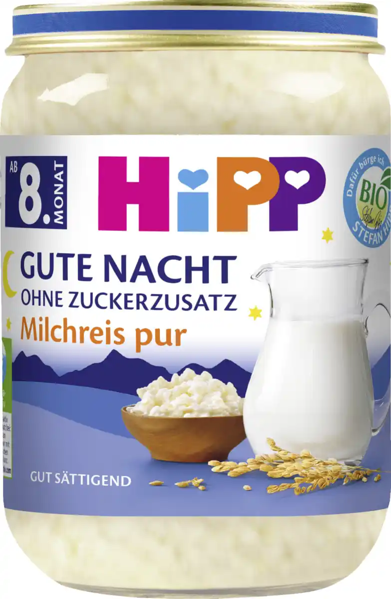 Bild 1 von HiPP Bio Gute Nacht Milchreis pur