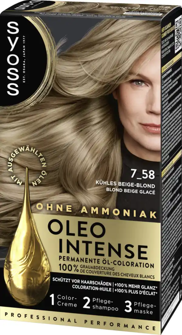 Bild 2 von Syoss Oleo Intense Öl-Coloration 7_58 Kühles Beige-Blond
